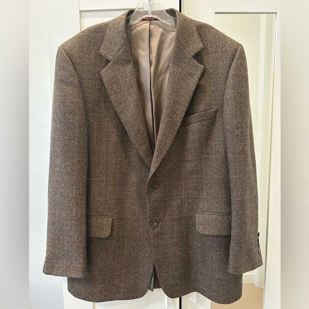 Nordstrom Men's Wool Brown Blazer Sports Coat